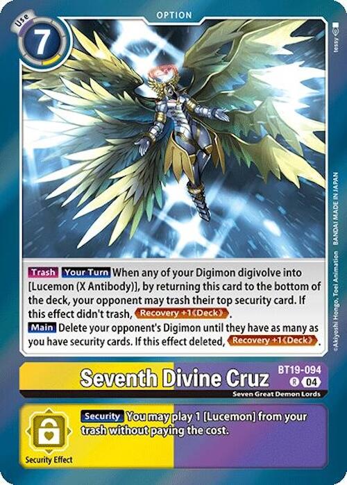 Seventh Divine Cruz [BT19-094] [Release Special Booster Ver.2.0]