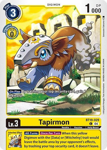 Tapirmon [BT19-029] [Release Special Booster Ver.2.0]