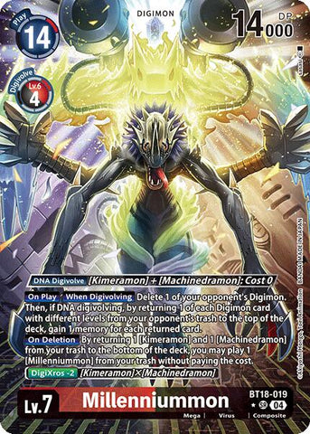 Millenniummon [BT18-019] (Alternate Art) [Release Special Booster Ver.2.0]