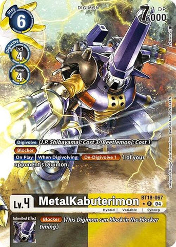 MetalKabuterimon [BT18-067] (Alternate Art) [Release Special Booster Ver.2.0]