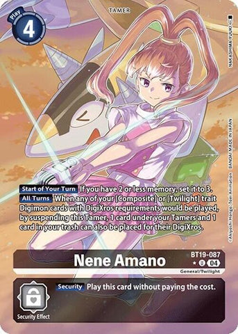 Nene Amano [BT19-087] (Alternate Art) [Release Special Booster Ver.2.0]