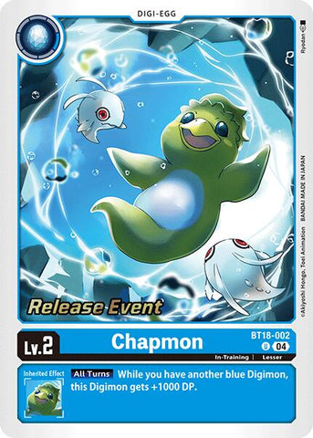 Chapmon [BT18-002] [Release Special Booster Ver.2.0 Pre-Release Cards]