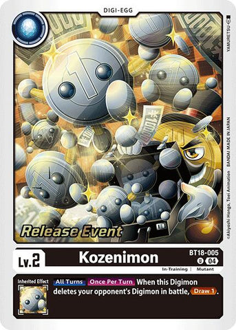 Kozenimon [BT18-005] [Release Special Booster Ver.2.0 Pre-Release Cards]