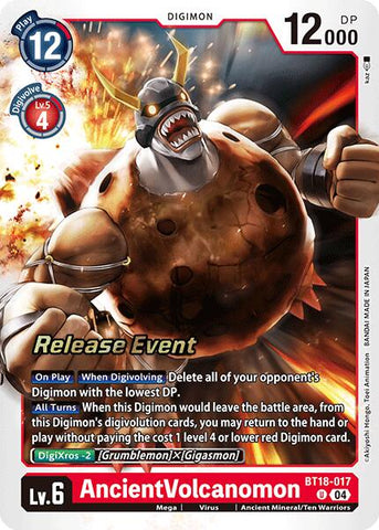 AncientVolcanomon [BT18-017] [Release Special Booster Ver.2.0 Pre-Release Cards]