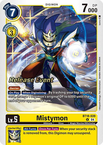 Mistymon [BT18-039] [Release Special Booster Ver.2.0 Pre-Release Cards]