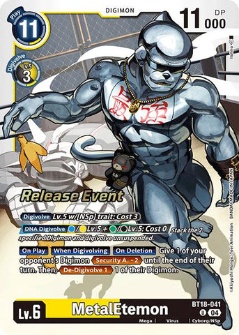 MetalEtemon [BT18-041] [Release Special Booster Ver.2.0 Pre-Release Cards]