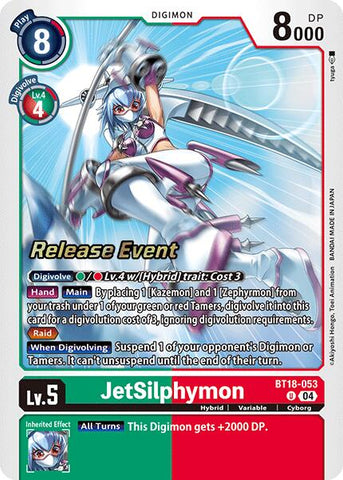 JetSilphymon [BT18-053] [Release Special Booster Ver.2.0 Pre-Release Cards]