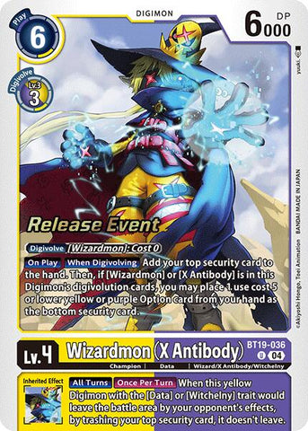 Wizardmon [BT19-036] (X Antibody) [Release Special Booster Ver.2.0 Pre-Release Cards]