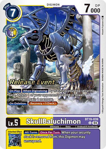 SkullBaluchimon [BT19-039] [Release Special Booster Ver.2.0 Pre-Release Cards]