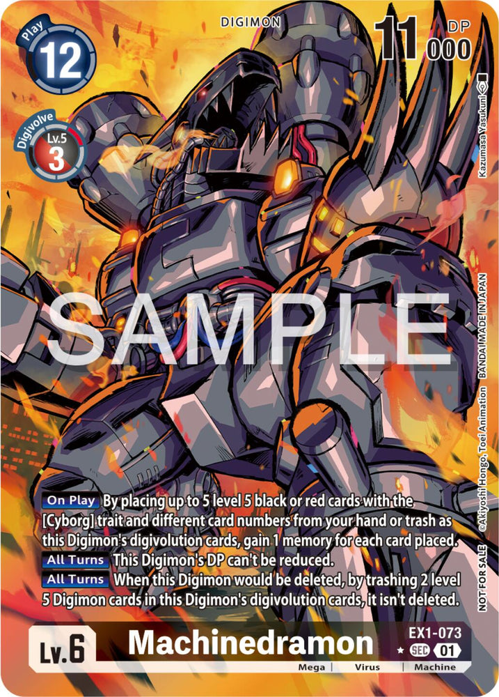 Machinedramon [EX1-073] (Release Special Booster Ver.2.0 Celebration Event Winner) [Release Special Booster Ver.2.0 Pre-Release Cards]