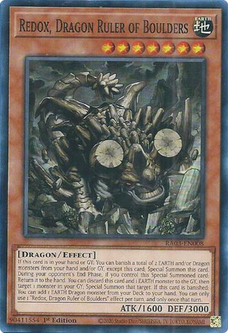 Redox, Dragon Ruler of Boulders [RA03-EN008] Super Rare