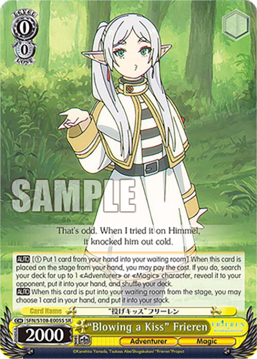 "Blowing a Kiss" Frieren [Frieren: Beyond Journey's End]