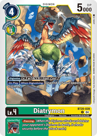 Diatrymon [BT20-039] [Release Special Booster Ver.2.5]