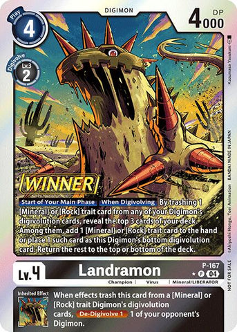 Landramon [P-167] (Store Tournament 2025 Vo.1 Winner Pack) [Promotional Cards]