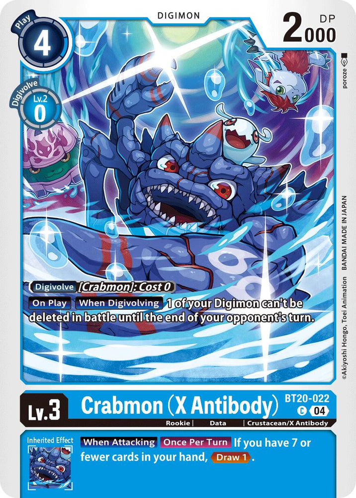 Crabmon [BT20-022] (X Antibody) [Release Special Booster Ver.2.5]