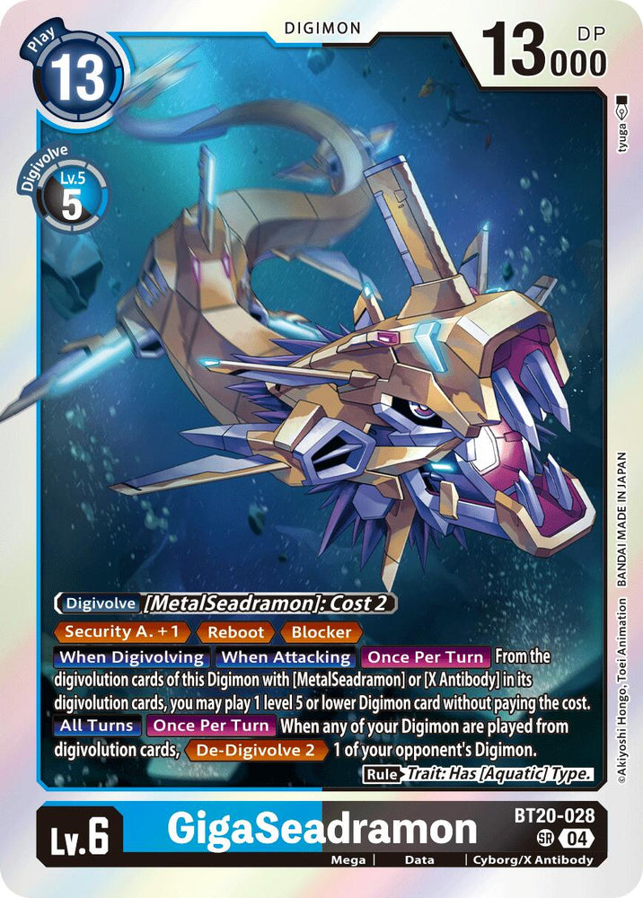 GigaSeadramon [BT20-028] [Release Special Booster Ver.2.5]