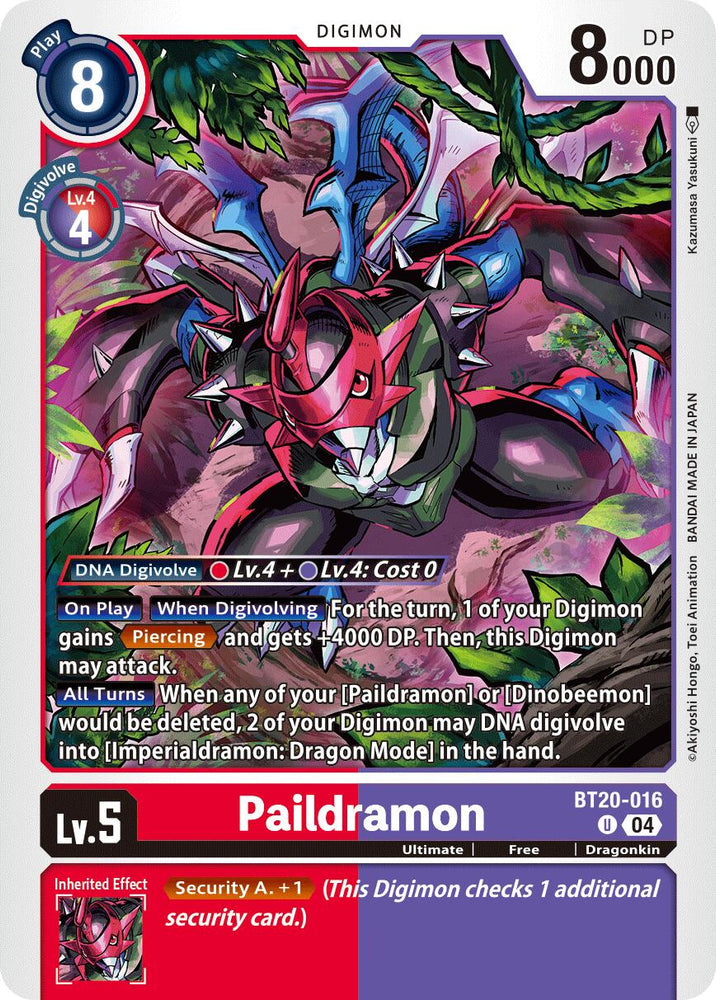 Paildramon [BT20-016] [Release Special Booster Ver.2.5]