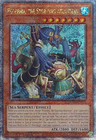 Poseidra, the Storming Atlantean (Quarter Century Secret Rare) [SUDA-EN016] Quarter Century Secret Rare