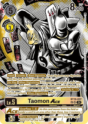 Taomon ACE [BT19-037] (Textured) [Release Special Booster Ver.2.5]