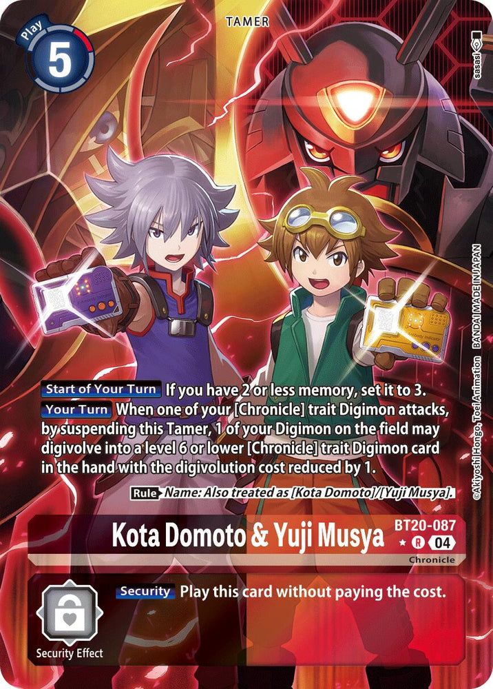 Kota Domoto & Yuji Musya [BT20-087] (Alternate Art) [Release Special Booster Ver.2.5]