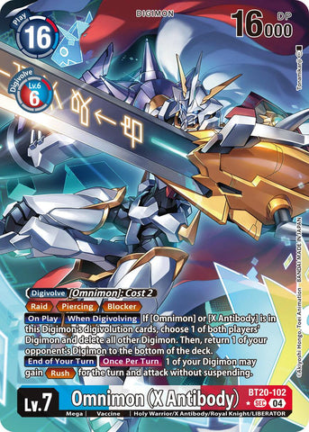 Omnimon [BT20-102] (X Antibody) (Alternate Art) [Release Special Booster Ver.2.5]