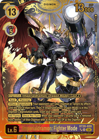 Imperialdramon: Fighter Mode [BT20-020] (Textured) [Release Special Booster Ver.2.5]