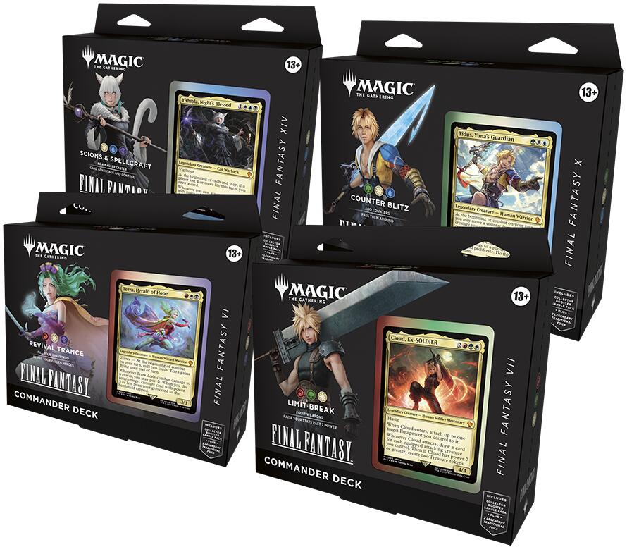 Magic the Gathering: FINAL FANTASY - Commander Deck CASE (Set de 4)