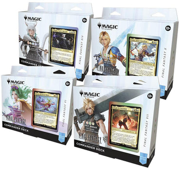 Magic the Gathering: FINAL FANTASY - Commander Deck: Collector's Edition - CASE (Set de 4)