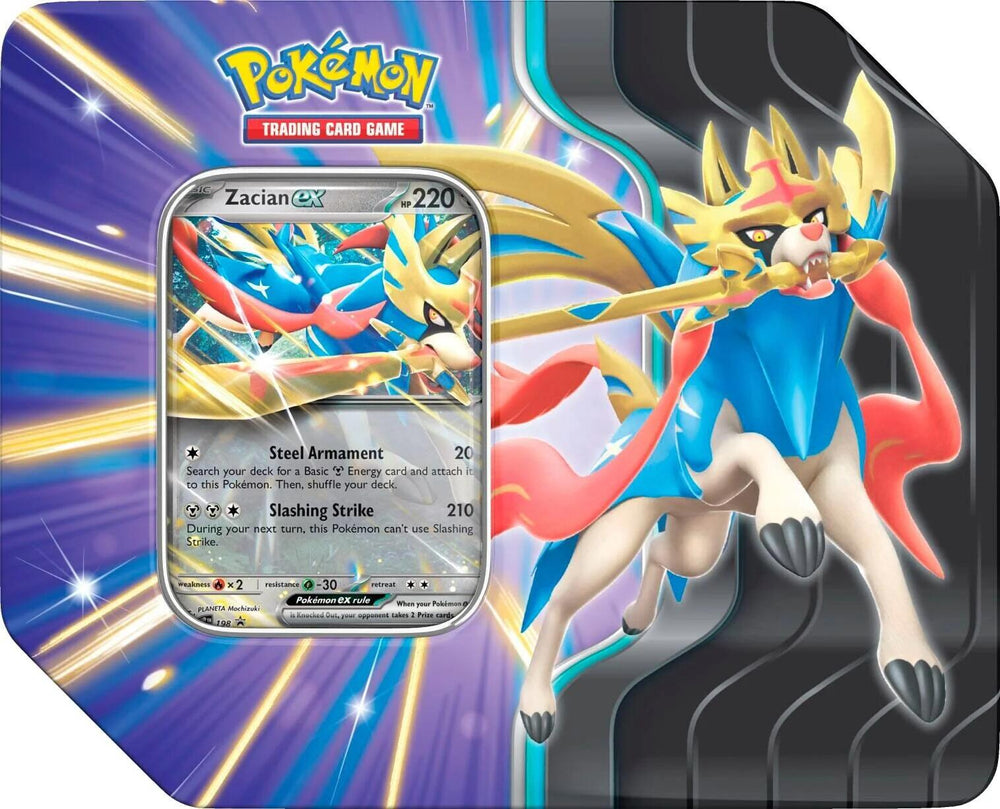 Pokémon TCG: Slashing Legends Tin - Zacian ex