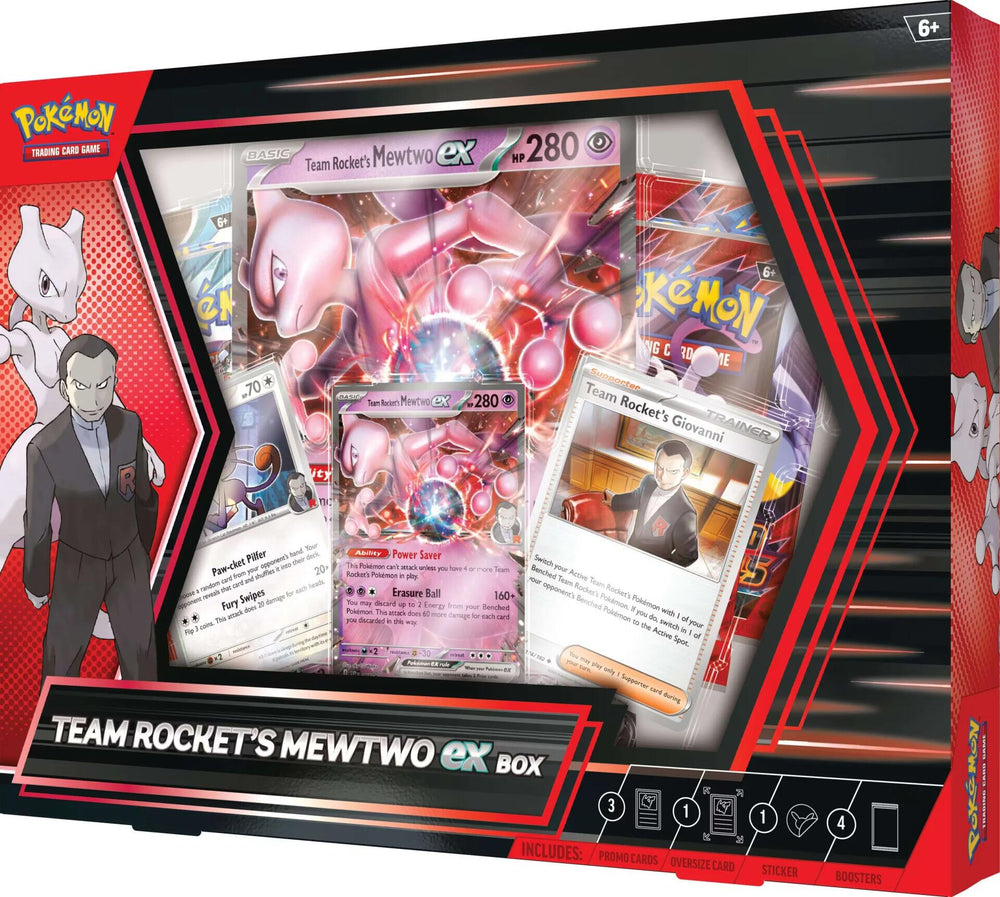 Pokemon TCG: Team Rocket’s Mewtwo ex Box