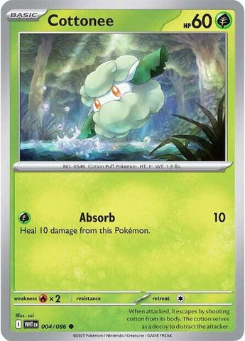 Cottonee (004/086) [Scarlet & Violet: White Flare]