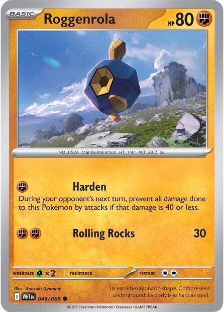 Roggenrola (046/086) [Scarlet & Violet: White Flare]