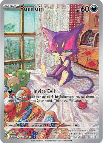 Purrloin (136/086) [Scarlet & Violet: White Flare]