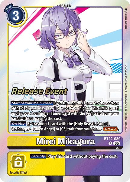 Mirei Mikagura [BT22-089] [Cyber Eden Release Event Cards]