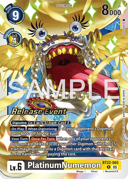 PlatinumNumemon [BT22-065] [Cyber Eden Release Event Cards]