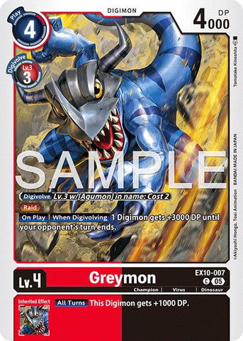 Greymon [EX10-007] [Sinister Order]