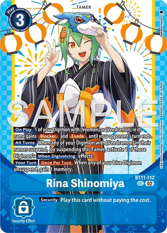 Rina Shinomiya [BT11-112] (Premium Heroines Set Ver.2) [Dimensional Phase]