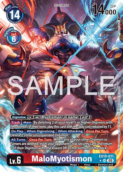 MaloMyotismon [EX10-011] (Alternate Art) [Sinister Order]