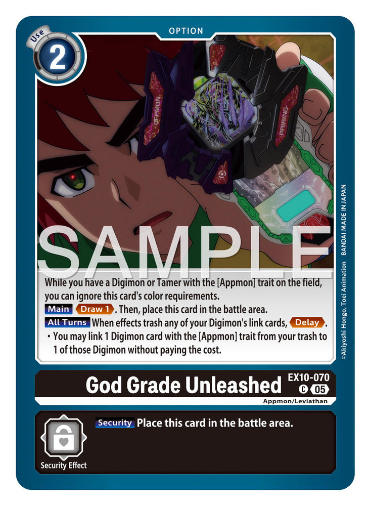 God Grade Unleashed [EX10-070] [Sinister Order]