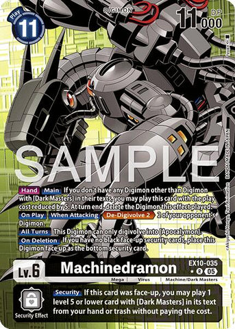 Machinedramon [EX10-035] (Alternate Art) [Sinister Order]