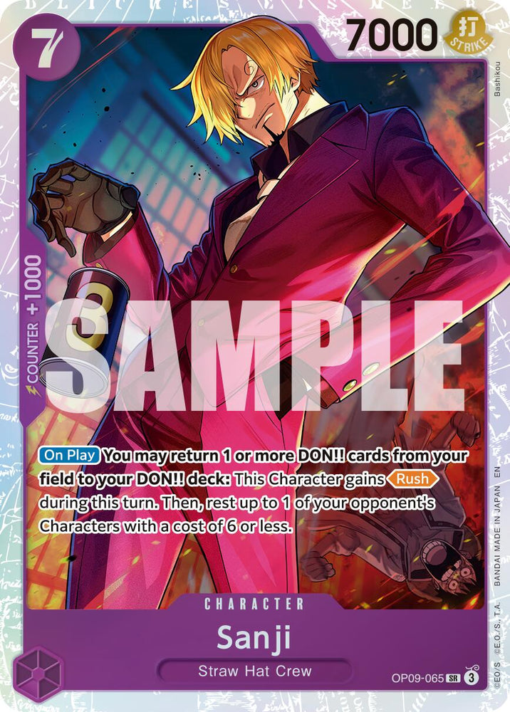 Sanji (OP09-065) (Reprint) [Premium Booster -The Best- Vol. 2]