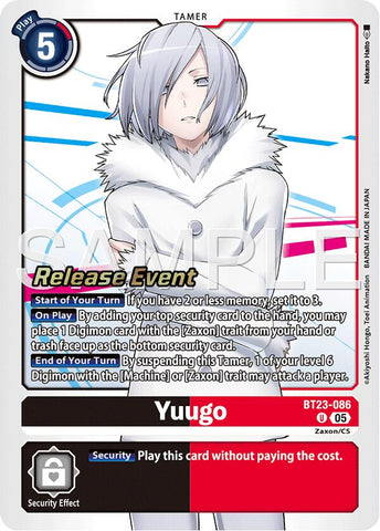 Yuugo [BT23-086] [Hackers' Slumber Release Event Cards]