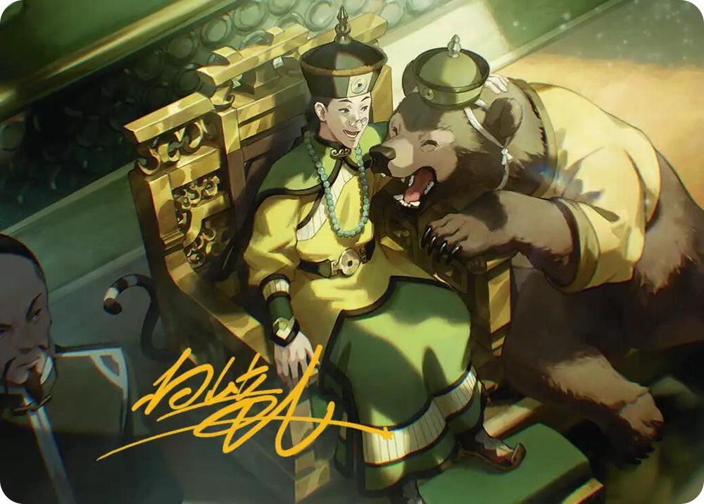 The Earth King Art Card (Gold-Stamped Signature) [Avatar: The Last Airbender Art Series]