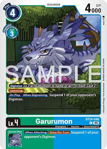 Garurumon [BT24-046] [Time Stranger]