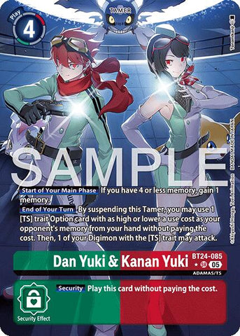Dan Yuki & Kanan Yuki [BT24-085] (Alternate Art) [Time Stranger]