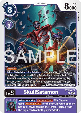 SkullSatamon [BT24-073] [Time Stranger]