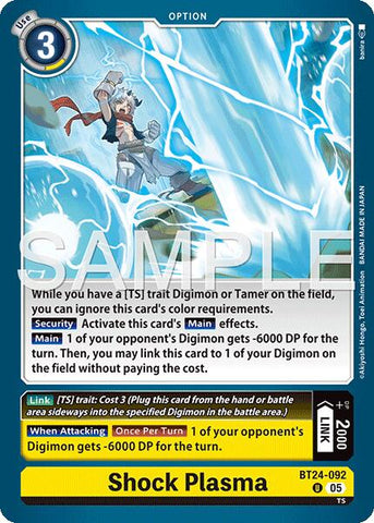 Shock Plasma [BT24-092] [Time Stranger]