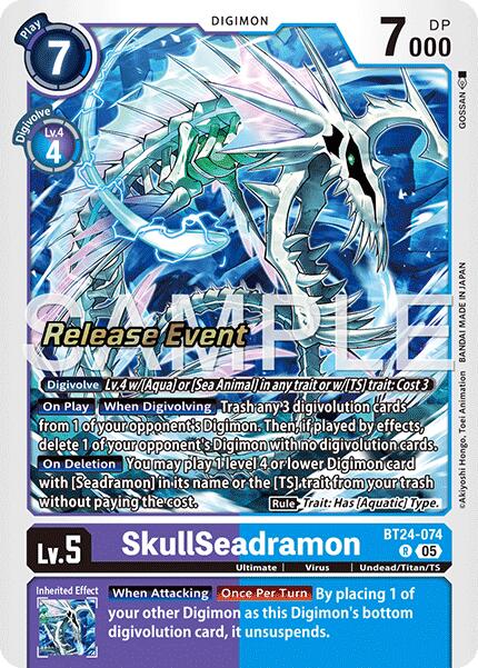 SkullSeadramon [BT24-074] [Time Stranger Release Events Cards]