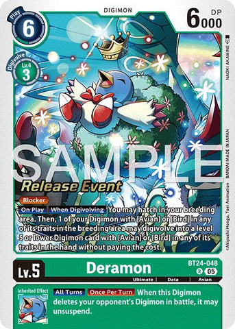 Deramon [BT24-048] [Time Stranger Release Events Cards]