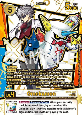 Omekamon [BT20-083] (Rare Pull) [Dawn of Liberator]